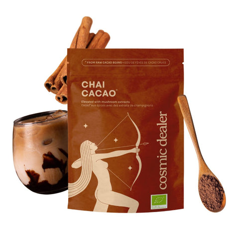 Kakavos gėrimas su chai prieskoniais