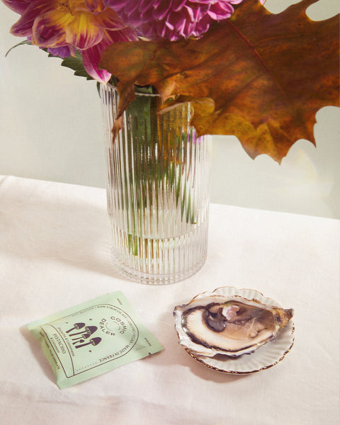 Riešutų pastos šokoladas Pistachio & Lion's Mane 20 g