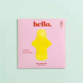 Daugkartiniai įklotai "Hello Pads" (2 vnt. juodi)