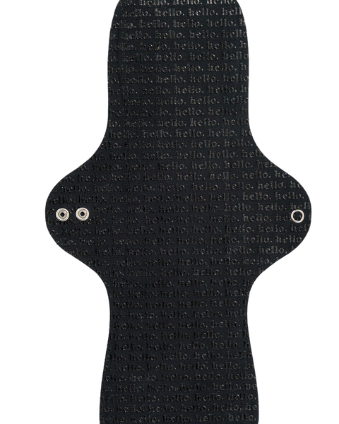 Daugkartiniai įklotai "Hello Pads" (2 vnt. juodi)