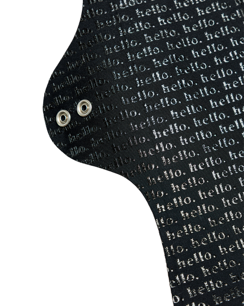 Daugkartiniai įklotai "Hello Pads" (2 vnt. juodi)