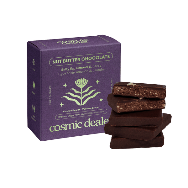 Riešutų pastos šokoladas Salty Fig & Roasted Almond (dėžutė 4x20 g)